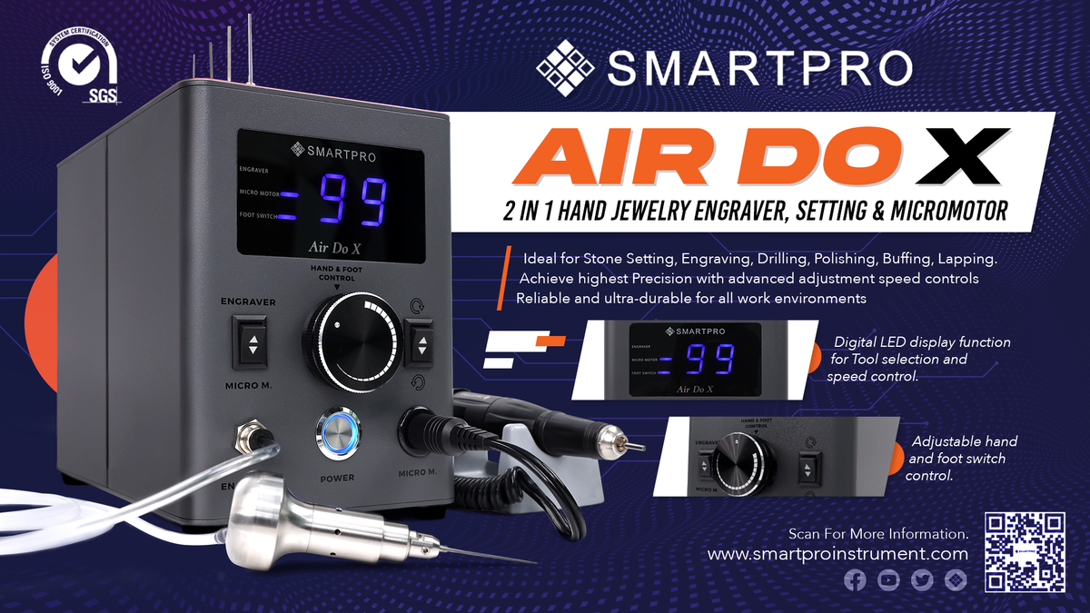 SmartPro Air Do X Stonesetter, Engraver & Micromotor