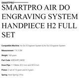 Heavy Duty Handpiece for Smartpro Air Do X ( Handpiece set with new collets )