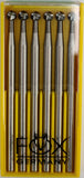 Carbide Round burs by Fox  ( Germany ) 6pcs per pk