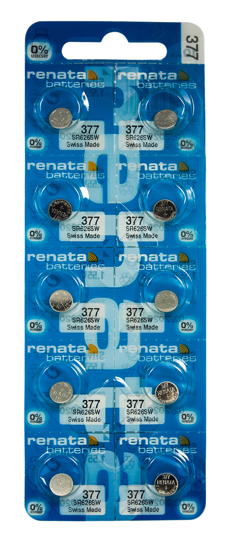 RENATA 377 ( SR626SW ) Silver Oxide Batteries (High Drain), 1.55 V-1 S –  uptowntools